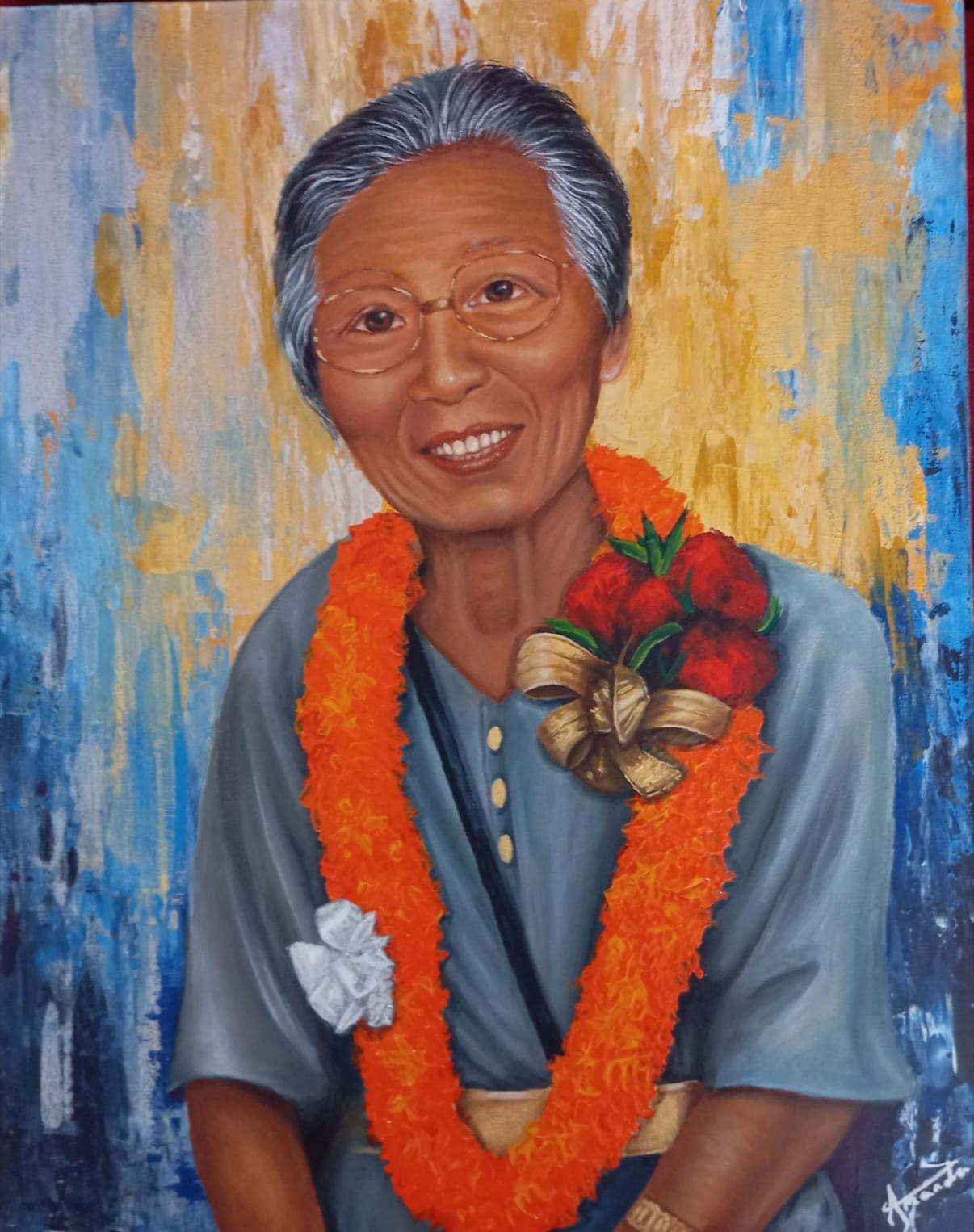 Commissioned painting by Amanda Dolan