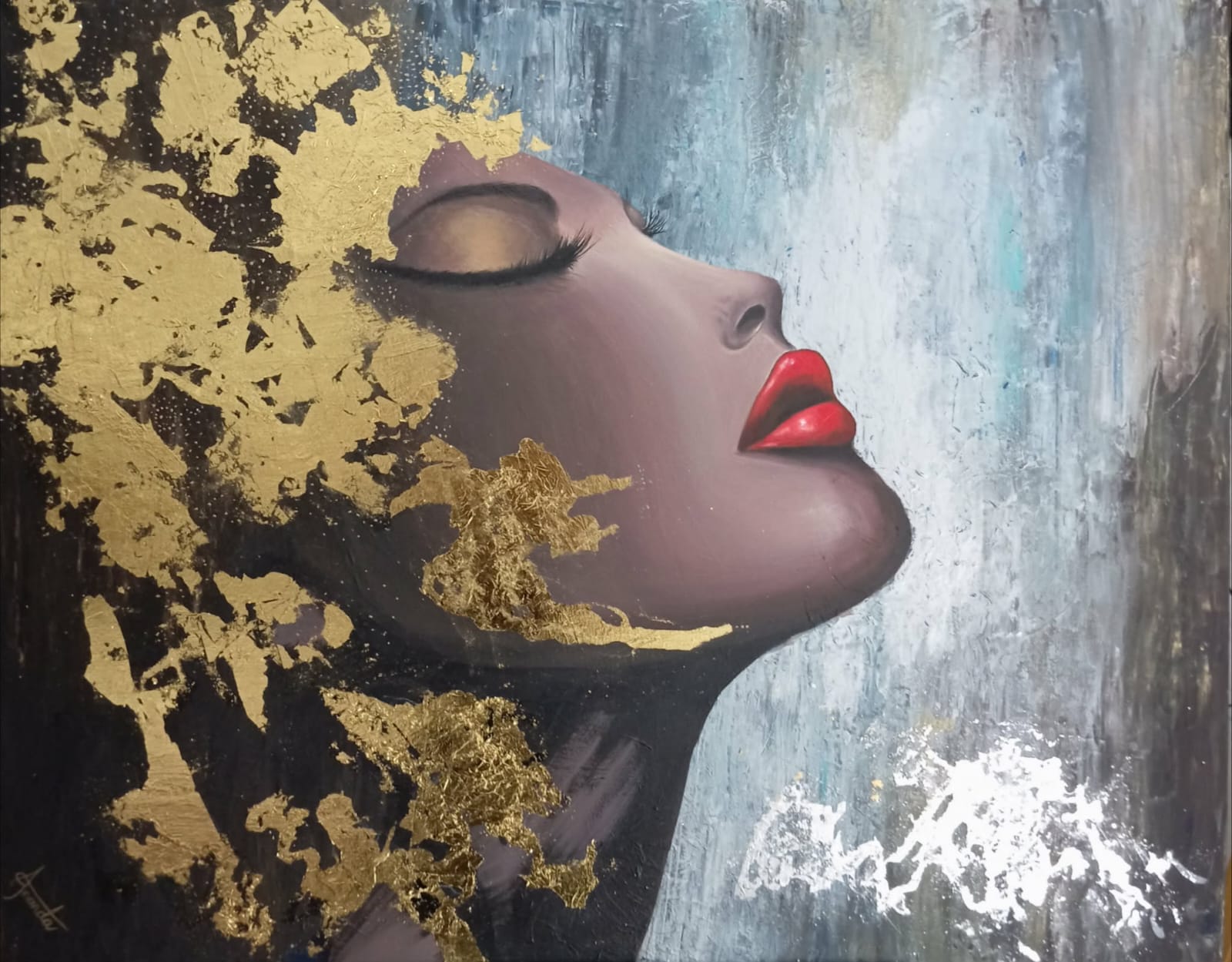 Commissioned painting by Amanda Dolan