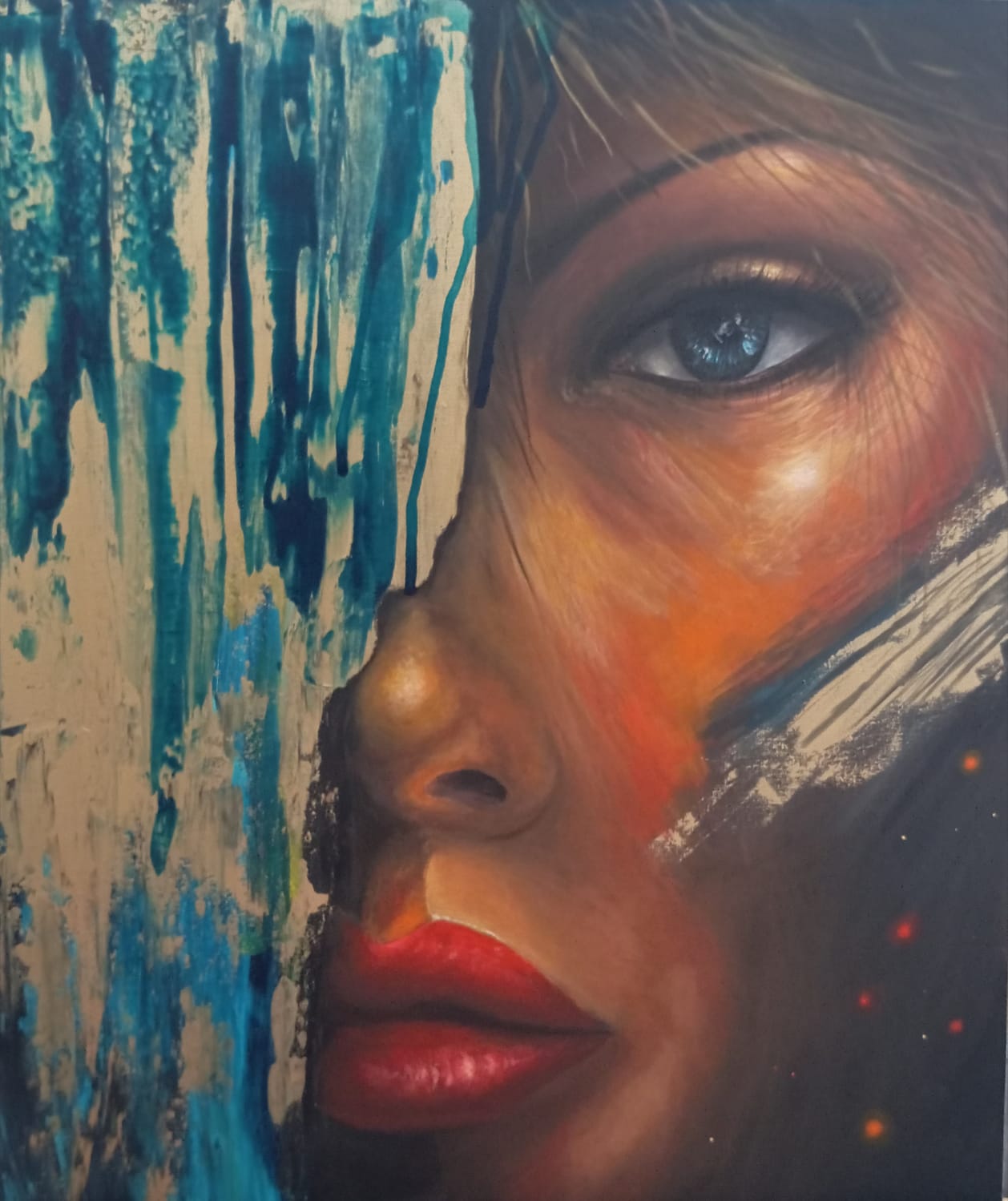 Commissioned painting by Amanda Dolan