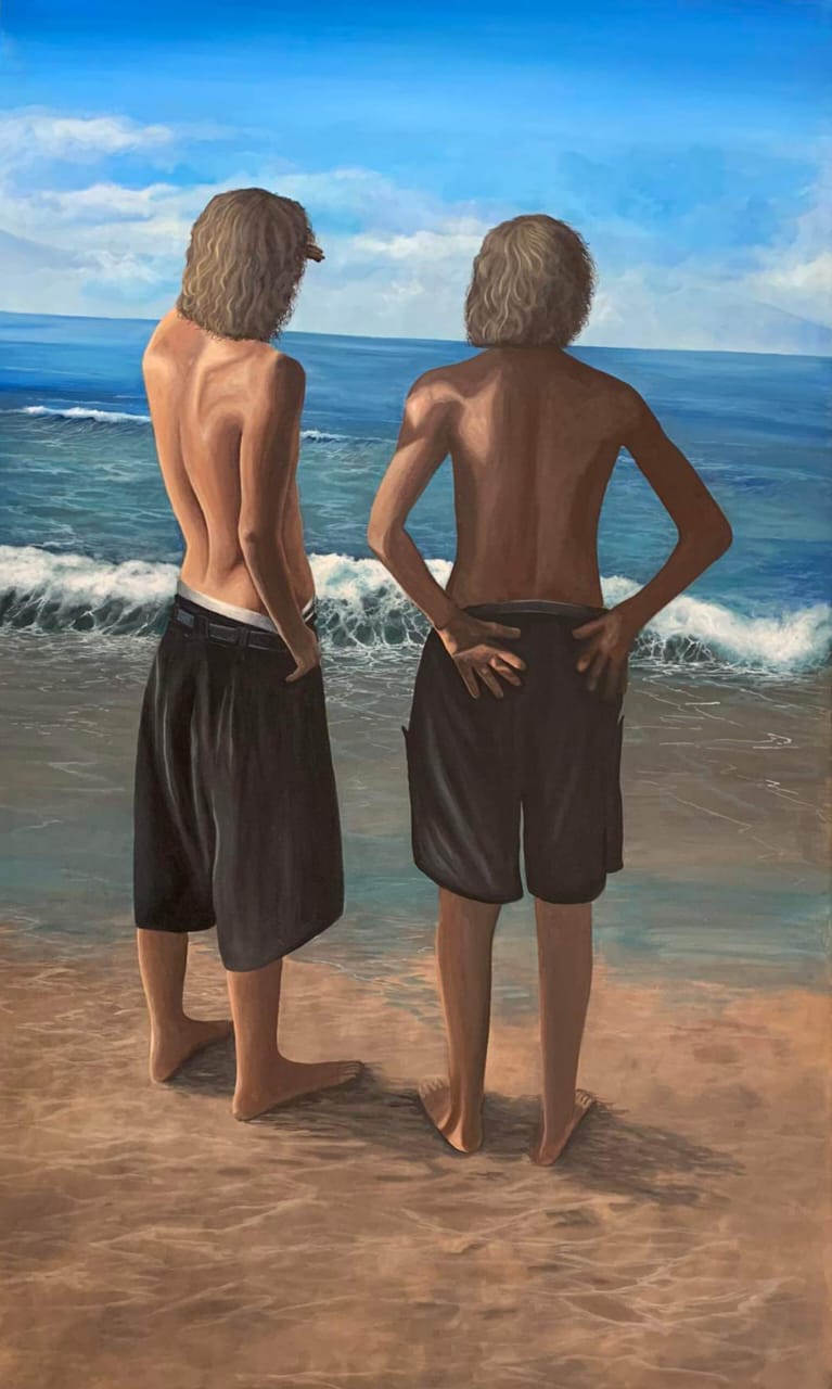 Commissioned painting by Amanda Dolan