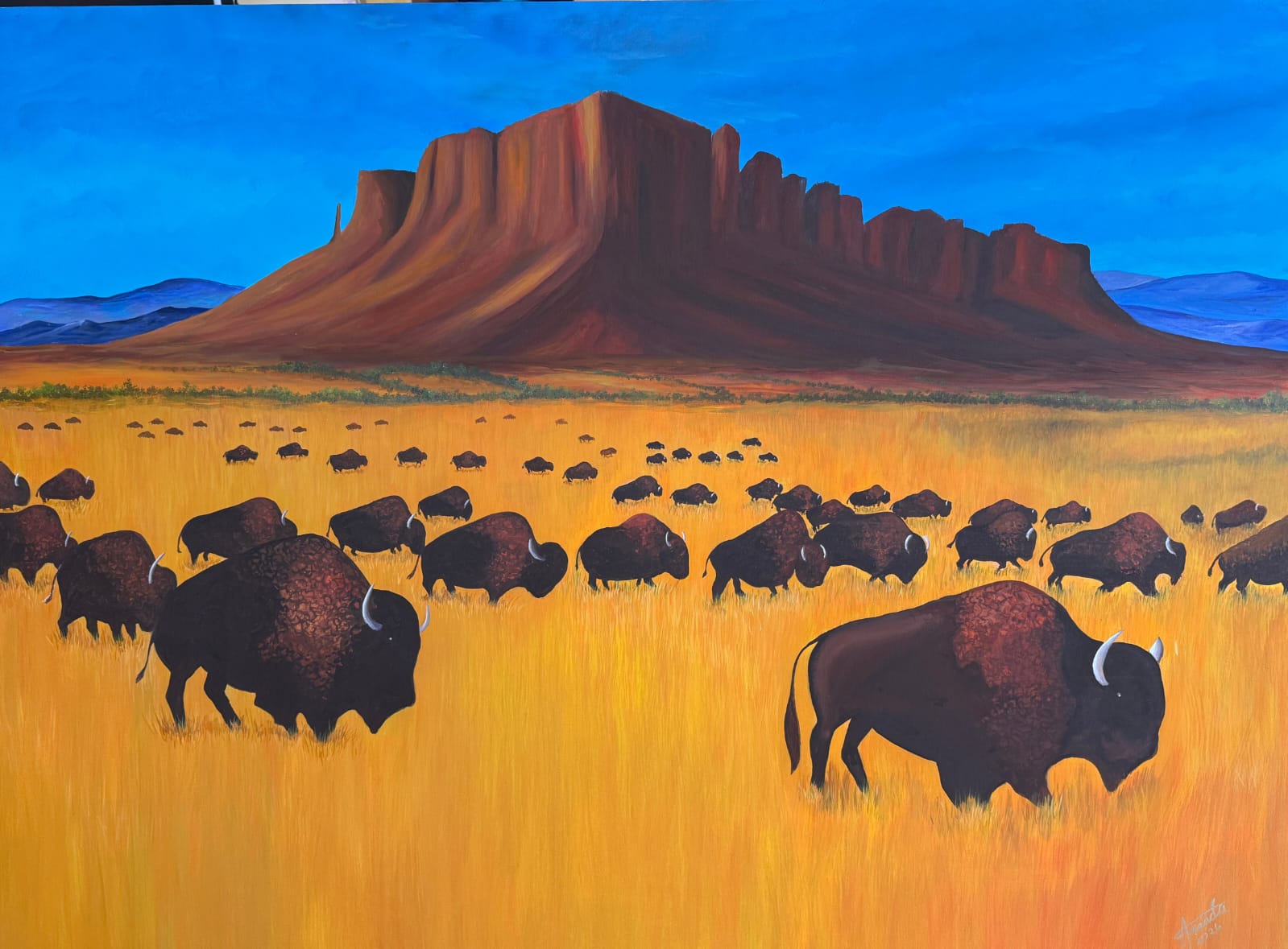 Buffalo on the Plains